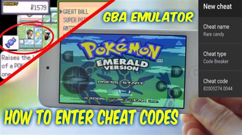 cheat code pokemon emerald emulator