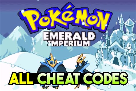 cheat code pokemon emerald version