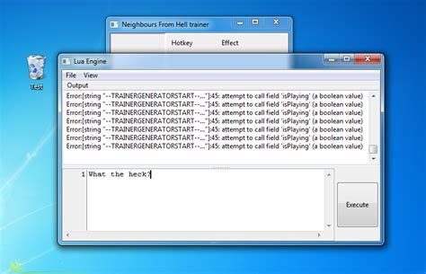 cheat engine lua error