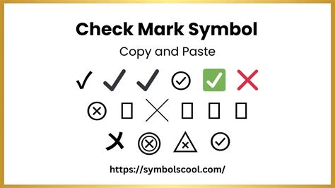 check copy paste symbol