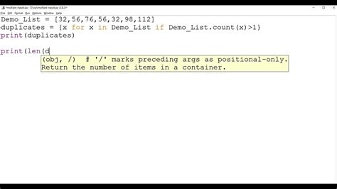 check duplicate items in list python