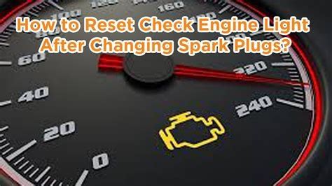 check engine light after spark plug change reddit