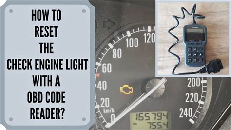 check engine light code reader and reset