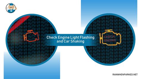 check engine light is blinking and car is shaking