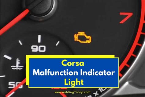 check engine light on vauxhall corsa