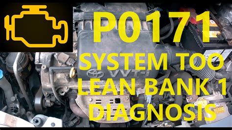 check engine trouble code p0171