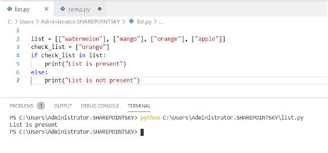 check if list elements are in another list python