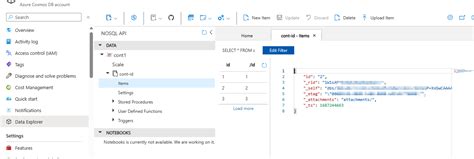 check not null in cosmos db