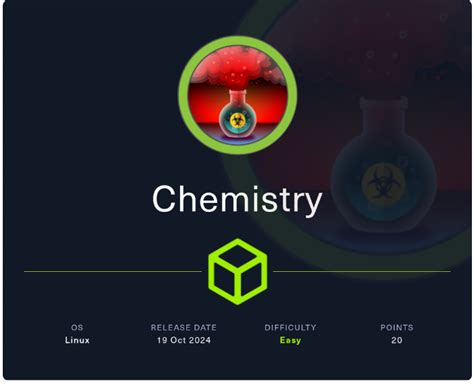 Chemistry Hackthebox Walkthrough