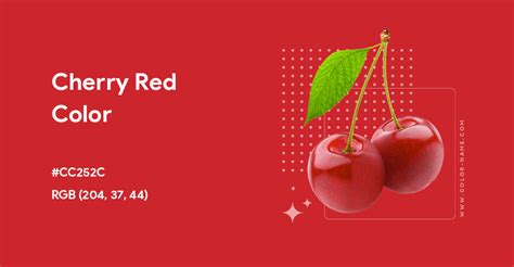 cherry blossom red hex code
