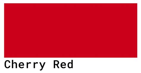 cherry red color code