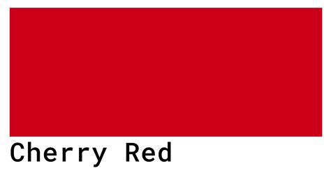 cherry red hexadecimal code