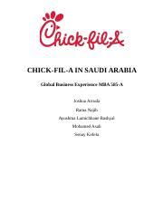 Chick-fil-A in Saudi Arabia