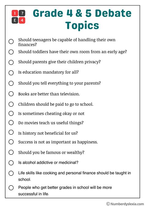 child care debate topics