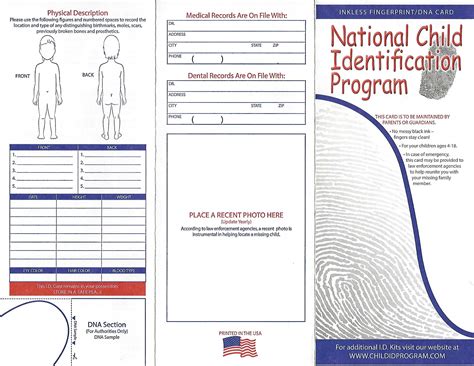 child identification parent