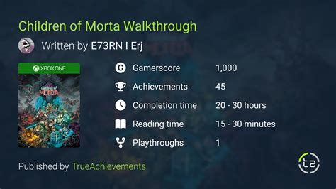 Children Of Morta Walkthrough