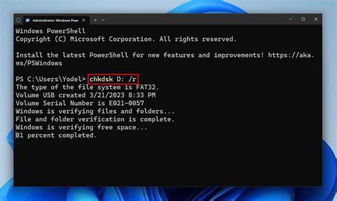chkdsk command