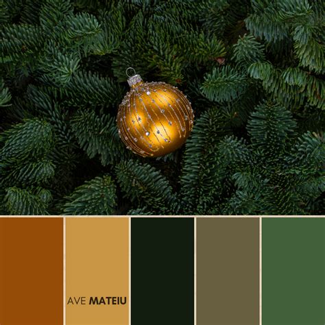 christmas tree color hex code