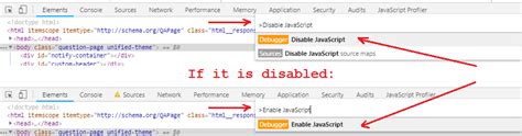 chrome developer tools stop javascript