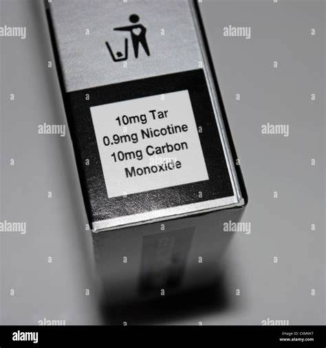 Gambar Kemasan Rokok dengan Label Tar