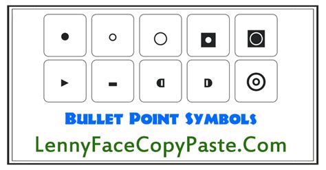 circle bullet point alt code