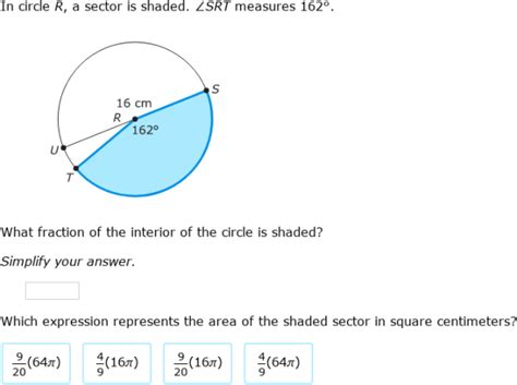 circle math problems ixl