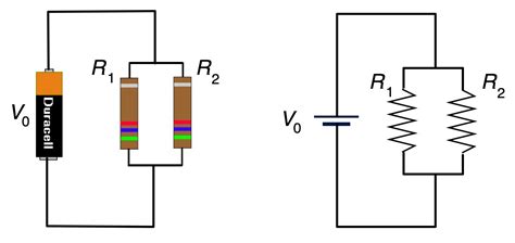 circuit with two resistors in parallel and one in series