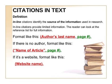 citation meaning and examples