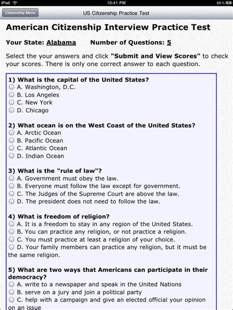 citizenship test questions and answers in spanish