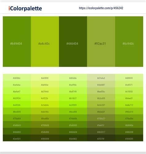 citrus green color code