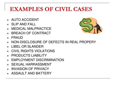 civil case meaning in tamil with example