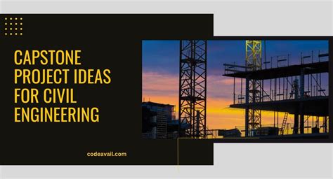 civil engineering capstone project examples
