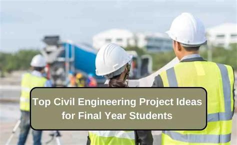 civil engineering project topics for final year students