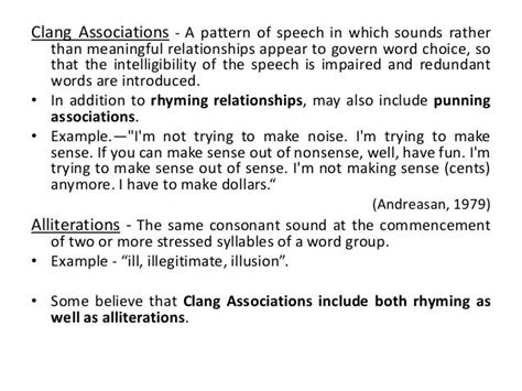 clang association example sentence