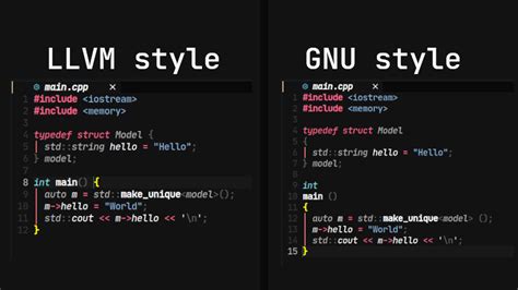 clang format usage