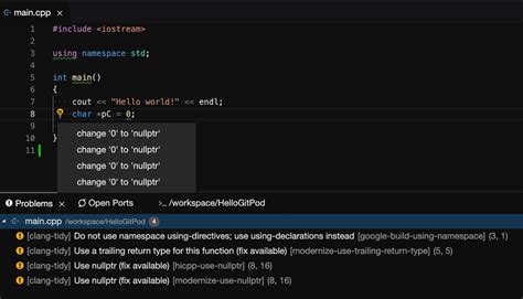 clang-tidy example github