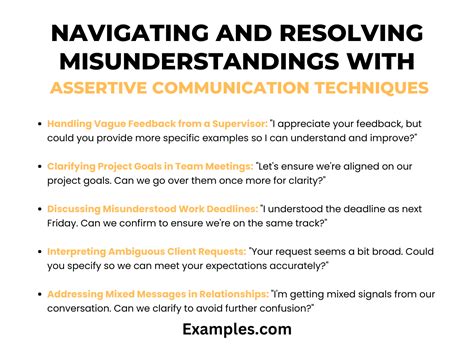 clarification techniques in communication