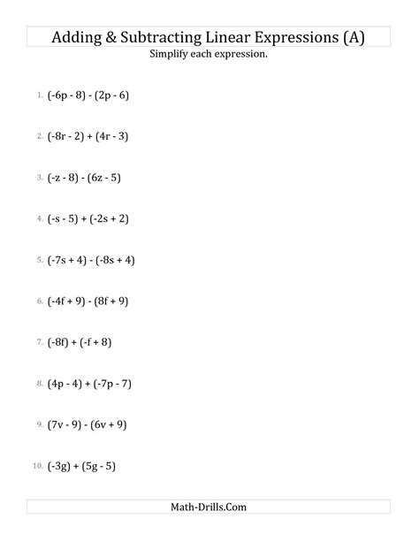 class 7th algebraic expressions questions