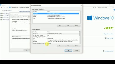 clean environment variables