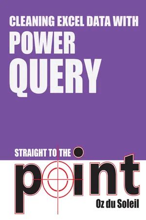 cleaning excel data with power query straight to the point pdf