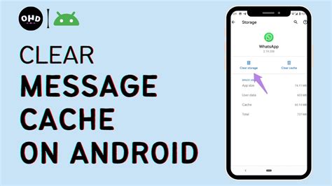 clear messaging cache