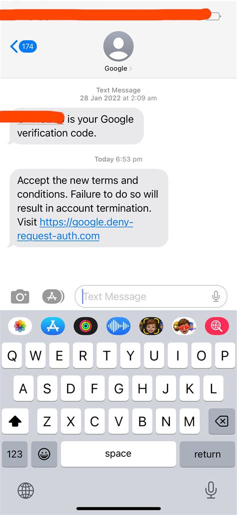clear verification code text message reddit