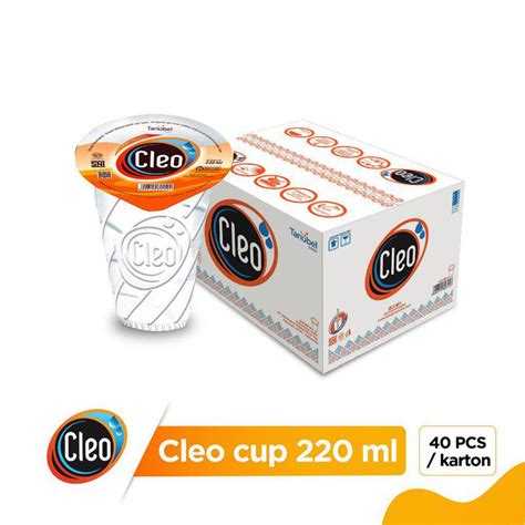 Harga Cleo Gelas 250 ml