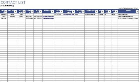 client database template excel free download