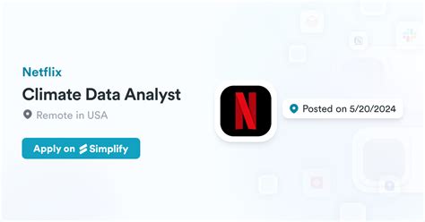 climate data analyst netflix salary