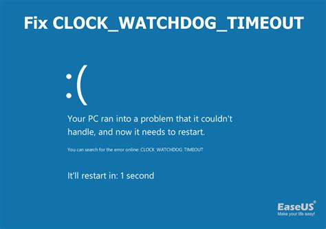 clock watchdog error fix