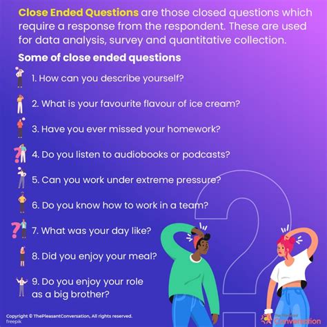 closed ended questions examples in research