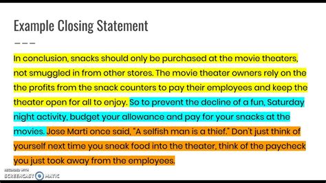 closing argument debate example