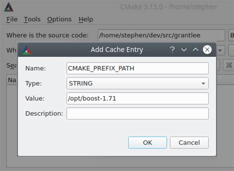 cmake command line set variable