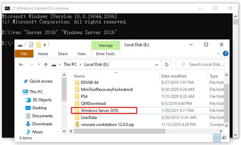 cmd rename files in subfolders